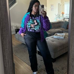 Bundle: VTG Bomber & Salena Graphic Long Sleeve  Shirt.